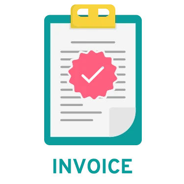 インボイス（INVOICE）のアイコン